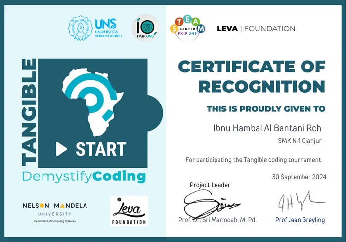 Tangible Coding Tournament 2024